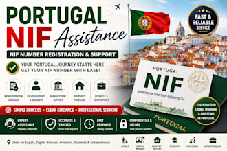 assist you with portugal nif number registration and support