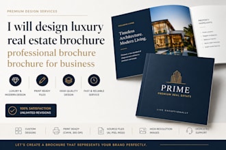 design luxury real estate brochure brochure for business