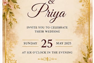 design professional social media posts, wedding cards