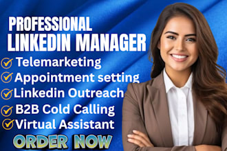 b2b appointment setting linkedin manager telemarketing