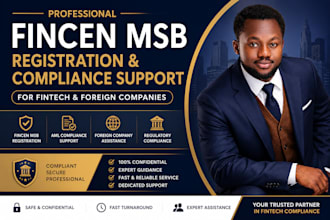 provide fincen msb registration and compliance support for fintech companies