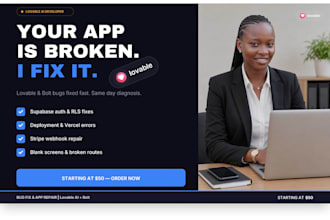 fix bugs and errors in your lovable ai or bolt vibe coded app