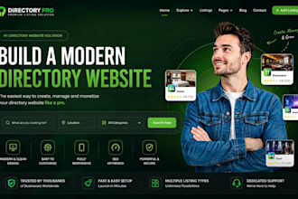 design brilliant directory website, geodirectory website, business directory web