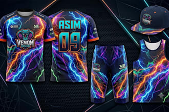 design custom esports jersey and gaming shirts