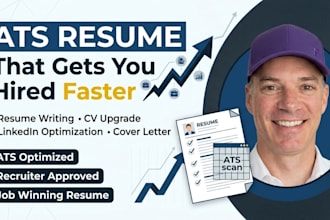 design ats executive resume, cover letter, and optimize your linkedin profile