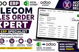manage odoo erp sales orders, invoicing, payments and data management