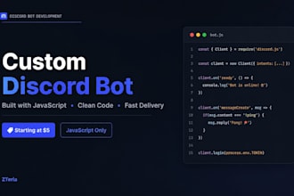 build a custom discord bot for your server using javascript
