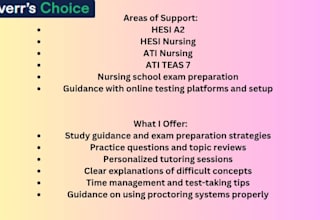 tutor for hesi a2 ati teas 7 and nursing exam preparation