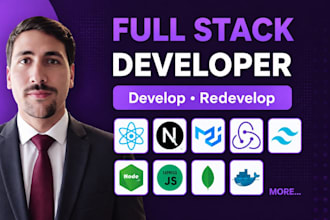 be fullstack web application developer for fintech saas platforms and ai powered