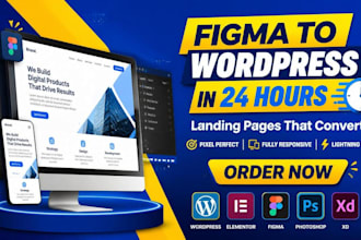 figma to wordpress conversion, responsive, fast loading