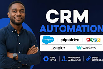 salesforce pipedrive zoho crm procore buildertrend workato zapier automation