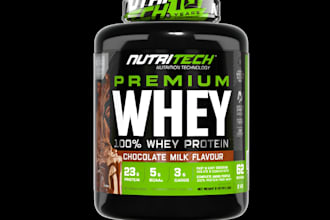 design a supplement product label and packaging