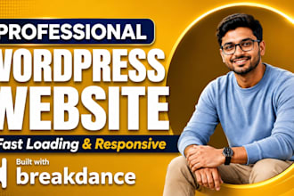 design wordpress, redesign wordpress website with breakdance builder