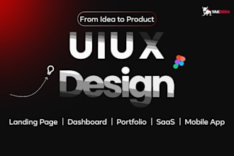 design modern UI UX in figma for your saas or app