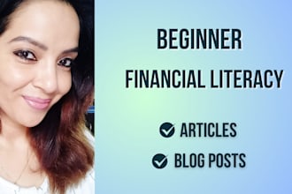 write clear and beginner friendly finance articles