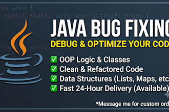 debug fix or optimize your java code