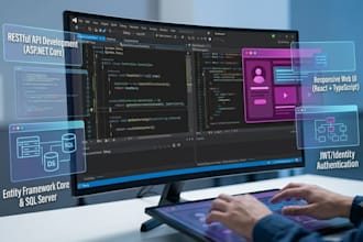 build a full stack web app with asp dotnet core API and react