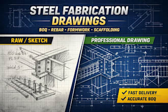 do steel fabrication drawing boq rebar formwork scaffolding plan shop drawing
