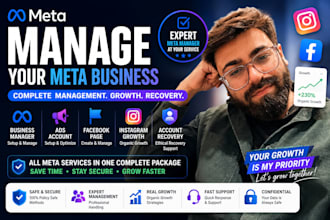 manage your meta business manager and instagram growth