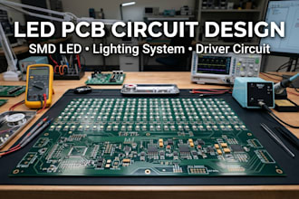 design led pcb circuit, smd led board and lighting system design