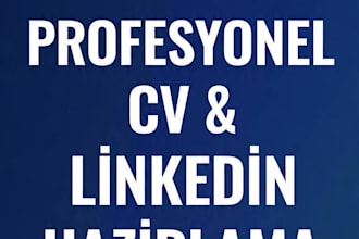 write professional resume and CV for job applications