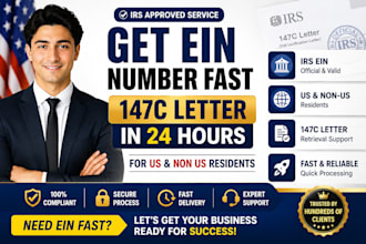get ein number with for US and non US resident in 24 hours, irs ein