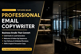 write professional email sales copy