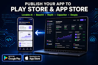 publicar your base44 app lovable app to playstore, appstore using capacitor