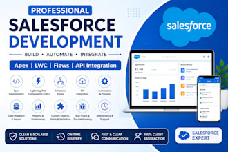 be your salesforce developer for apex, lwc, flow and integrations