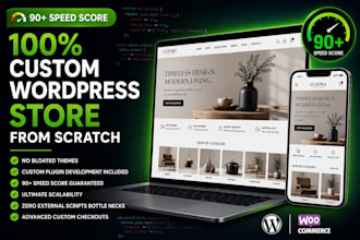 build a lightning fast custom wordpress woocommerce store