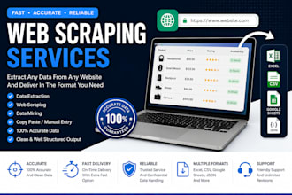 scrape websites and deliver clean structured data