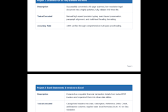 convert PDF to word, excel or editable document in 2 hours