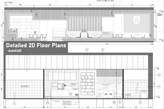 draft professional cad plans for commercial buildings and offices