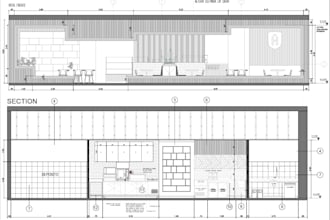 draft professional cad plans for commercial buildings and offices