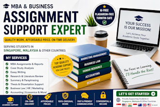 assist with essay writing, report writing, MBA projects and academic research
