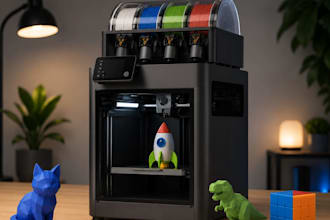 3d print high quality multi colour parts with competitive prices