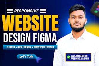 do figma design , figma website design or figma homepage UI design