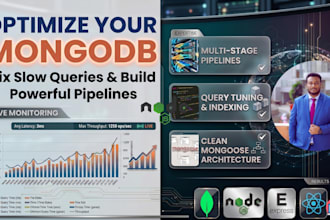 write advanced mongodb aggregation and optimize database queries