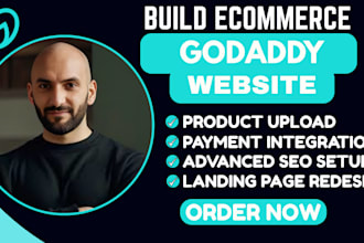 build a professional godaddy ecommerce website to sell your products online