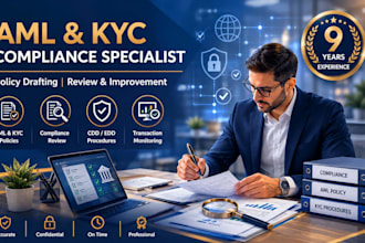 write, review and improve aml kyc compliance policies