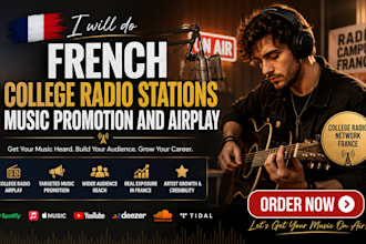 do french college radio stations music promotion and airplay