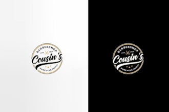 make barber barbershop salon logo