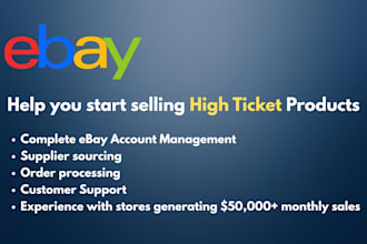grow your ebay store with high ticket products