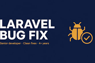 fix bugs, errors and issues in your laravel application