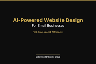 build a professional ai website for your small business in 48 hours
