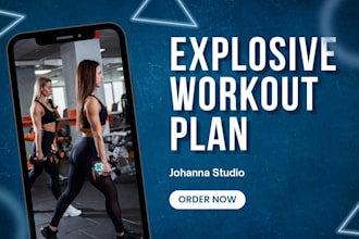 design an explosive power workout plan