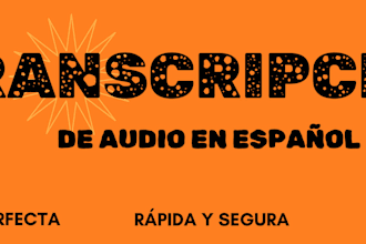 do accurate audio and video transcription in spanish