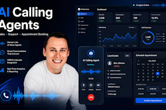 create ai calling agents for sales support and appointment booking