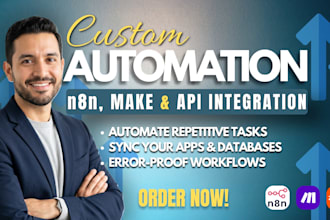 build custom workflow automation with n8n or make