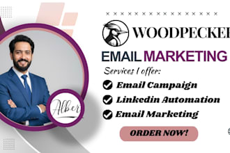 setup woodpecker account for cold email outreach email marketing